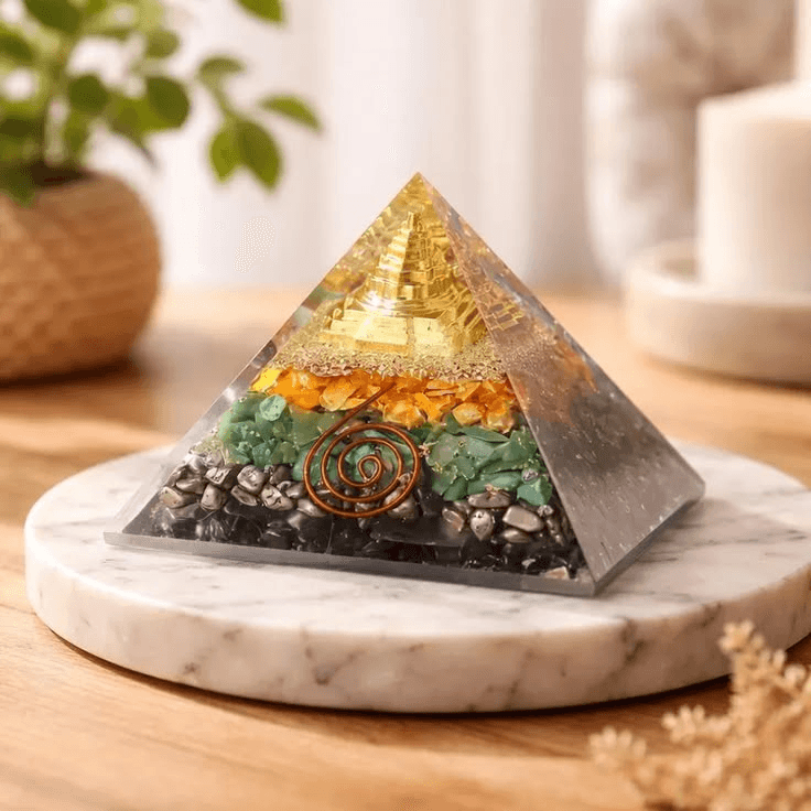 Money Magnet Pyrite Pyramid